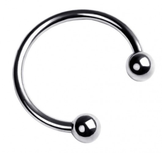 Серебристая подкова на головку пениса - ToyFa - купить с доставкой в Пскове