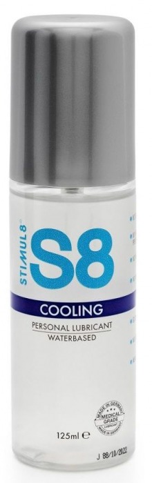 Охлаждающий лубрикант на водной основе S8 Cooling Lube - 125 мл. - Stimul8 - купить с доставкой в Пскове