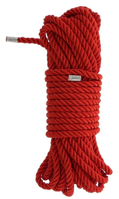 Красная веревка DELUXE BONDAGE ROPE - 10 м. - Dream Toys - купить с доставкой в Пскове