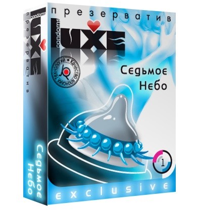 Презерватив LUXE  Exclusive  Седьмое небо  - 1 шт. - Luxe - купить с доставкой в Пскове