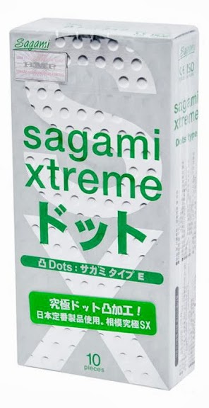 Презервативы Sagami Xtreme Type-E с точками - 10 шт. - Sagami - купить с доставкой в Пскове