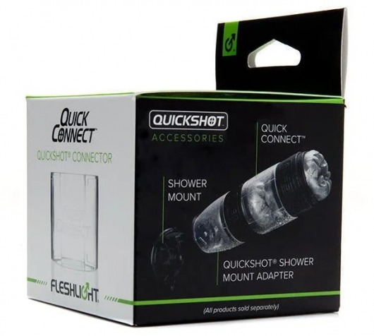 Коннектор для мастурбаторов серии Quickshot - Quick Connect - Fleshlight - в Пскове купить с доставкой