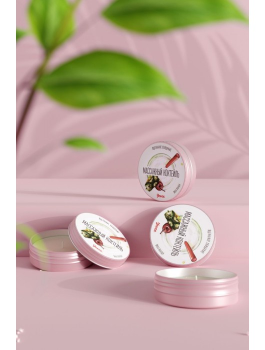 Массажная свеча «Массажный коктейль» с ароматом пина колады - 30 мл. - ToyFa - купить с доставкой в Пскове