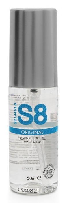 Универсальный лубрикант на водной осноdе S8 Original Lube - 50 мл. - Stimul8 - купить с доставкой в Пскове