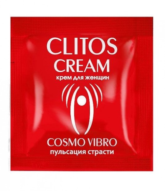 Пробник возбуждающего крема для женщин Clitos Cream - 1,5 гр. - Биоритм - купить с доставкой в Пскове