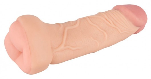 Телесная насадка-мастурбатор 2-in-1 Extension Masturbator - 21 см. - Orion - в Пскове купить с доставкой