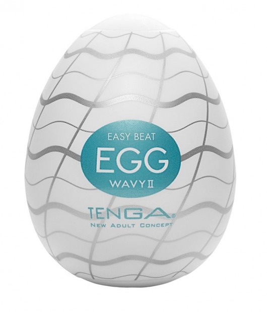 Мастурбатор-яйцо EGG Wavy II - Tenga - в Пскове купить с доставкой