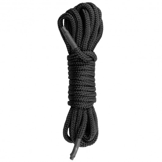 Черная веревка для бондажа Easytoys Bondage Rope - 5 м. - Easy toys - купить с доставкой в Пскове