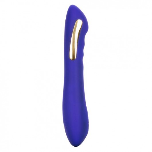 Фиолетовый вибратор с электростимуляцией Intimate E-Stimulator Petite Wand - 18,5 см. - California Exotic Novelties - купить с доставкой в Пскове