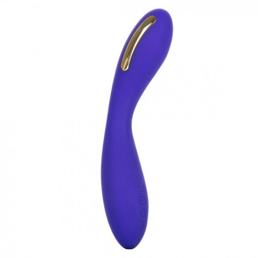 Фиолетовый вибратор с электростимуляцией Intimate E-Stimulator Wand - 21,5 см. - California Exotic Novelties - купить с доставкой в Пскове