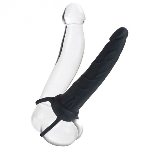 Насадка на пенис Silicone Love Rider Dual Penetrator для двойного проникновения - 14 см. - California Exotic Novelties - в Пскове купить с доставкой