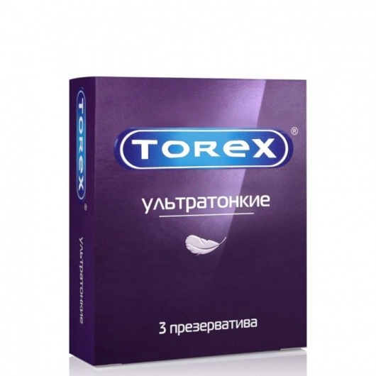 Презервативы Torex  Ультратонкие  - 3 шт. - Torex - купить с доставкой в Пскове