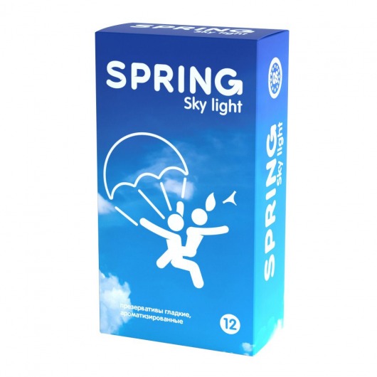 Ультратонкие презервативы SPRING SKY LIGHT - 12 шт. - SPRING - купить с доставкой в Пскове