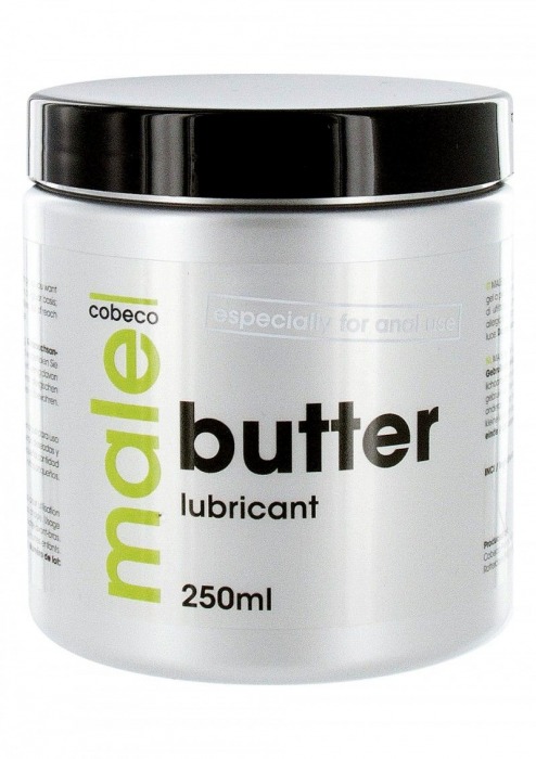 Анальный лубрикант MALE Cobeco Butter Lubricant - 250 мл. - Cobeco - купить с доставкой в Пскове