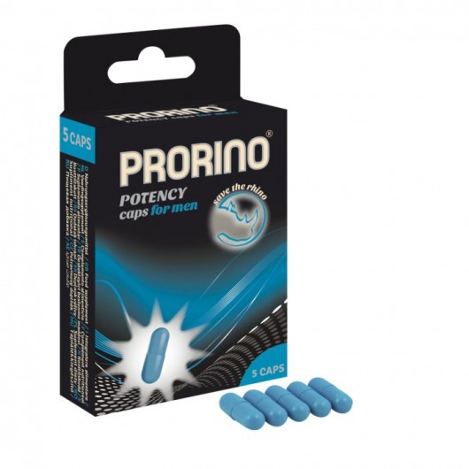 БАД для мужчин ero black line PRORINO Potency Caps for men - 5 капсул - Ero - купить с доставкой в Пскове