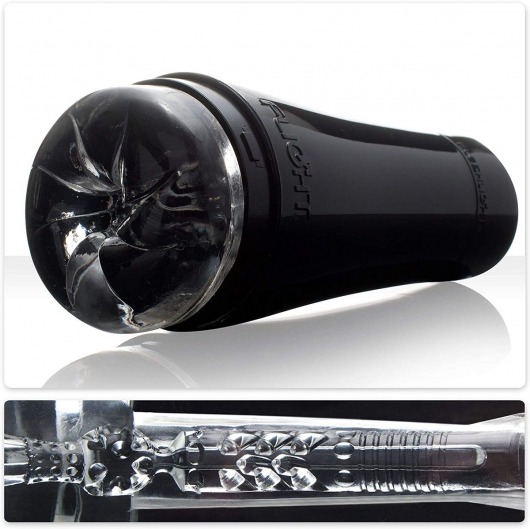 Черный мастурбатор-анус Fleshlight - Flight Pilot - Fleshlight - в Пскове купить с доставкой