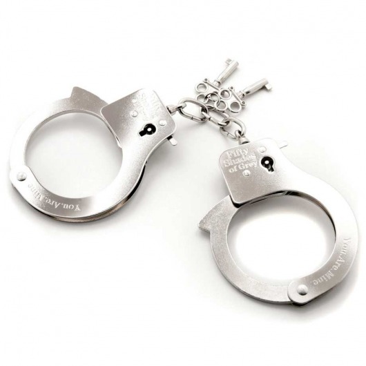 Металлические наручники Metal Handcuffs - Fifty Shades of Grey - купить с доставкой в Пскове