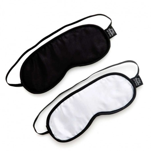 Набор из двух масок на глаза Soft Blindfold Twin Pack - Fifty Shades of Grey - купить с доставкой в Пскове