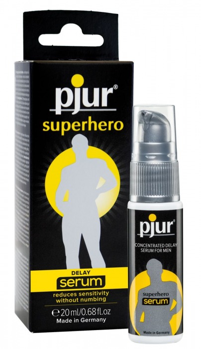 Сыворотка-пролонгатор pjur SUPERHERO Delay Serum - 20 мл. - Pjur - купить с доставкой в Пскове