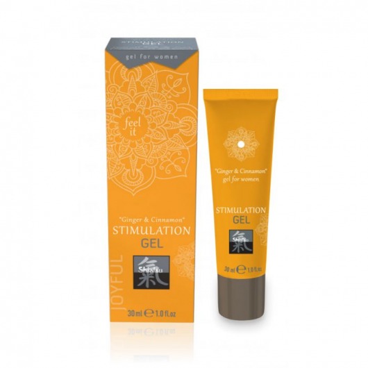 Возбуждающий интимный гель STIMULATION GEL Ginger   Cinnamon - 30 мл. - Shiatsu - купить с доставкой в Пскове