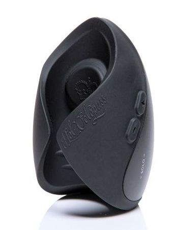 Черный инновационный мужской вибратор PULSE SOLO ESSENTIAL - Hot Octopuss - в Пскове купить с доставкой