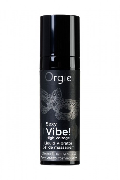 Гель для массажа ORGIE Sexy Vibe High Voltage с эффектом вибрации - 15 мл. - ORGIE - купить с доставкой в Пскове