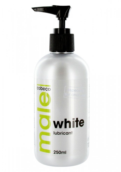 Анальная смазка на водной основе MALE Cobeco White Lubricant - 250 мл. - Cobeco - купить с доставкой в Пскове