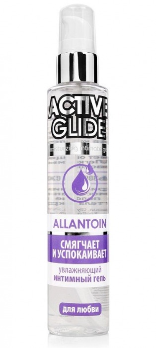 Увлажняющий интимный гель Active Glide Allantoin - 100 гр. - Биоритм - купить с доставкой в Пскове