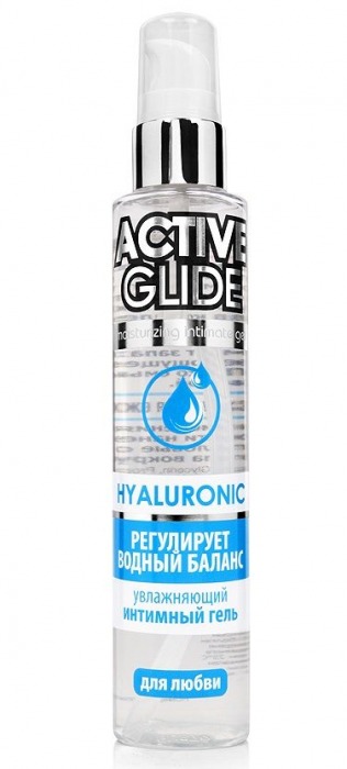 Увлажняющий интимный гель Active Glide Hyaluronic - 100 гр. - Биоритм - купить с доставкой в Пскове