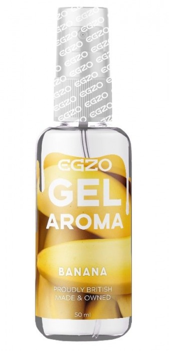 Интимный лубрикант EGZO AROMA с ароматом банана - 50 мл. - EGZO - купить с доставкой в Пскове