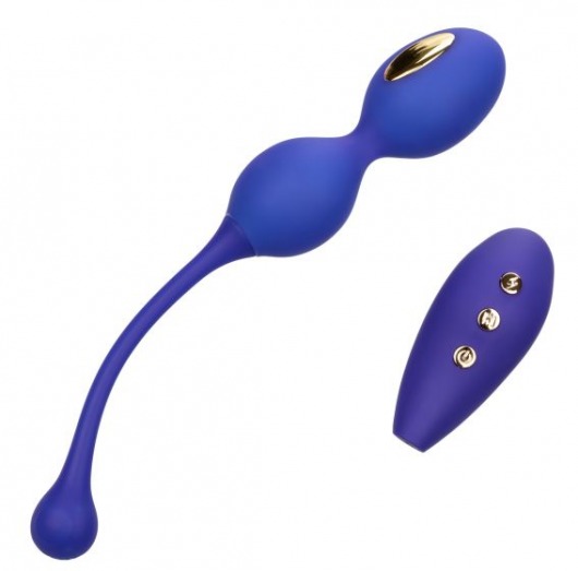 Фиолетовые виброшарики с электростимуляцией Impulse Intimate E-Stimulator Dual Kegel - California Exotic Novelties - купить с доставкой в Пскове