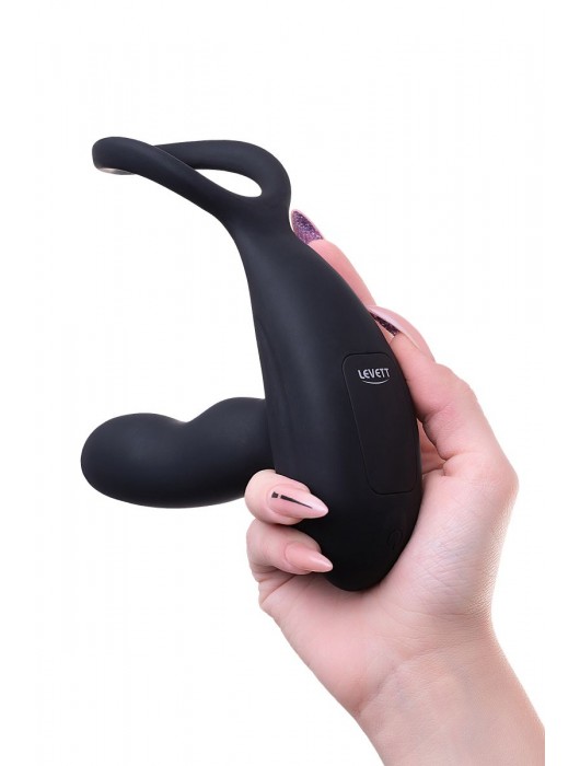 Черный стимулятор простаты Maud с вибрацией - Levett - в Пскове купить с доставкой