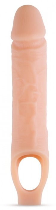 Телесный реалистичный фаллоудлинитель 10 Inch Silicone Cock Sheath Penis Extender - 25,4 см. - Blush Novelties - в Пскове купить с доставкой