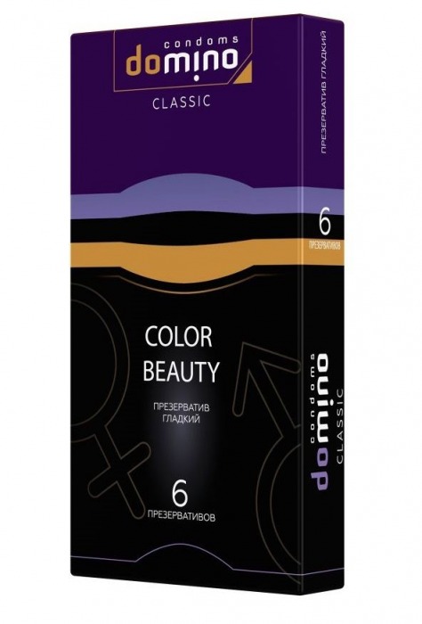 Разноцветные презервативы DOMINO Colour Beauty - 6 шт. - Domino - купить с доставкой в Пскове