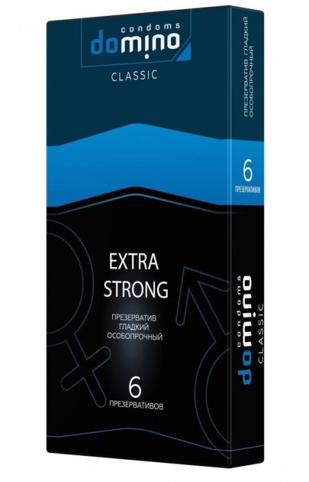 Суперпрочные презервативы DOMINO Extra Strong - 6 шт. - Domino - купить с доставкой в Пскове