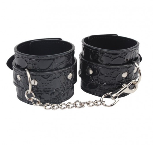 Черные наручники Be good Wrist Cuffs - Chisa - купить с доставкой в Пскове