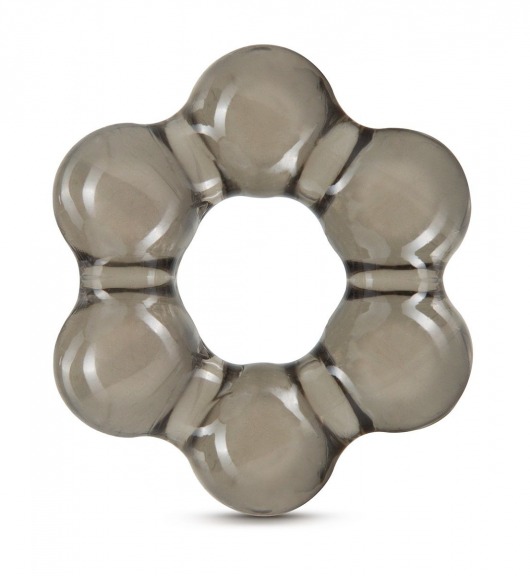 Дымчатое эрекционное кольцо Stay Hard Thick Bead Cock Ring - Blush Novelties - в Пскове купить с доставкой