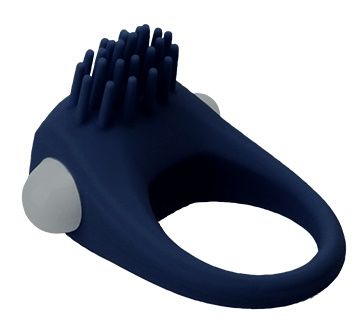 Синее эрекционное виброкольцо STIMU RING - Dream Toys - в Пскове купить с доставкой