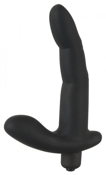 Черный вибромассажер простаты Naughty Finger Prostate Vibe - 13,8 см. - Orion - в Пскове купить с доставкой