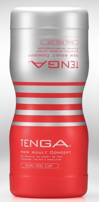 Мастурбатор TENGA Dual Sensation Cup - Tenga - в Пскове купить с доставкой