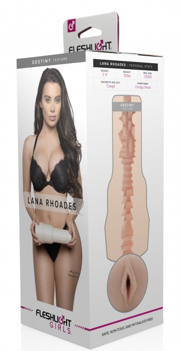 Мастурбатор-вагина Fleshlight Girls - Lana Rhoades Destiny - Fleshlight - в Пскове купить с доставкой