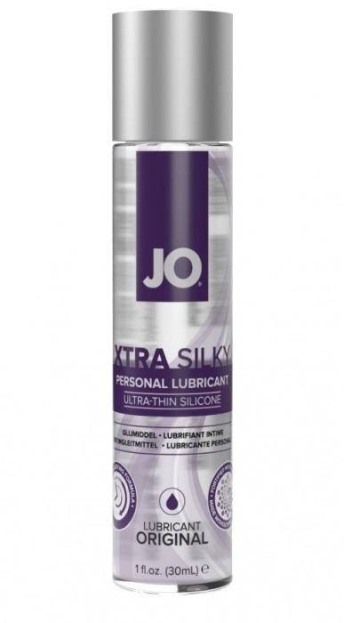 Лубрикант на силиконовой основе JO Xtra Silky - 30 мл. - System JO - купить с доставкой в Пскове