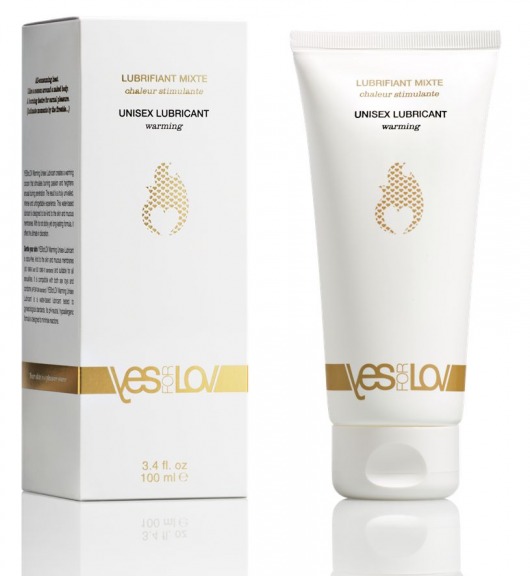 Лубрикант на водной основе с согревающим эффектом Warming Unisex Lubricant - 100 мл. - YESforLOV - купить с доставкой в Пскове