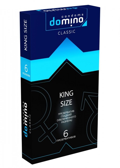 Презервативы увеличенного размера DOMINO Classic King size - 6 шт. - Domino - купить с доставкой в Пскове