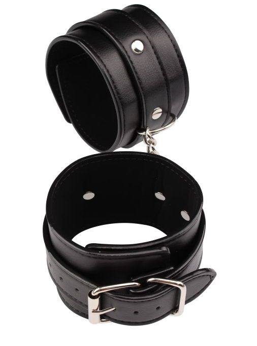 Черные оковы Classic Ankle Cuffs - Chisa - купить с доставкой в Пскове