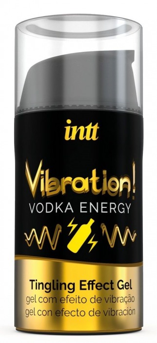 Жидкий интимный гель с эффектом вибрации Vibration! Vodka Energy - 15 мл. - INTT - купить с доставкой в Пскове