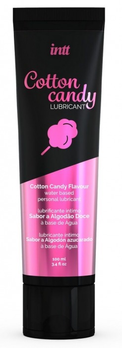 Интимный гель на водной основе Cotton Candy Lubricant - 100 мл. - INTT - купить с доставкой в Пскове