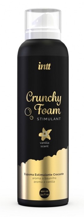 Пенка для массажа Crunchy Foam Stimulant Vanilla - 100 мл. - INTT - купить с доставкой в Пскове