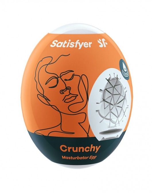 Мастурбатор-яйцо Satisfyer Crunchy Mini Masturbator - Satisfyer - в Пскове купить с доставкой