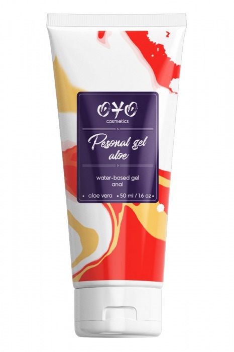 Анальная смазка на водной основе OYO Personal Gel Aloe - 50 мл. - OYO - купить с доставкой в Пскове